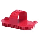 Almohaza Plástica Con Agarrador Ajustable Rojo
