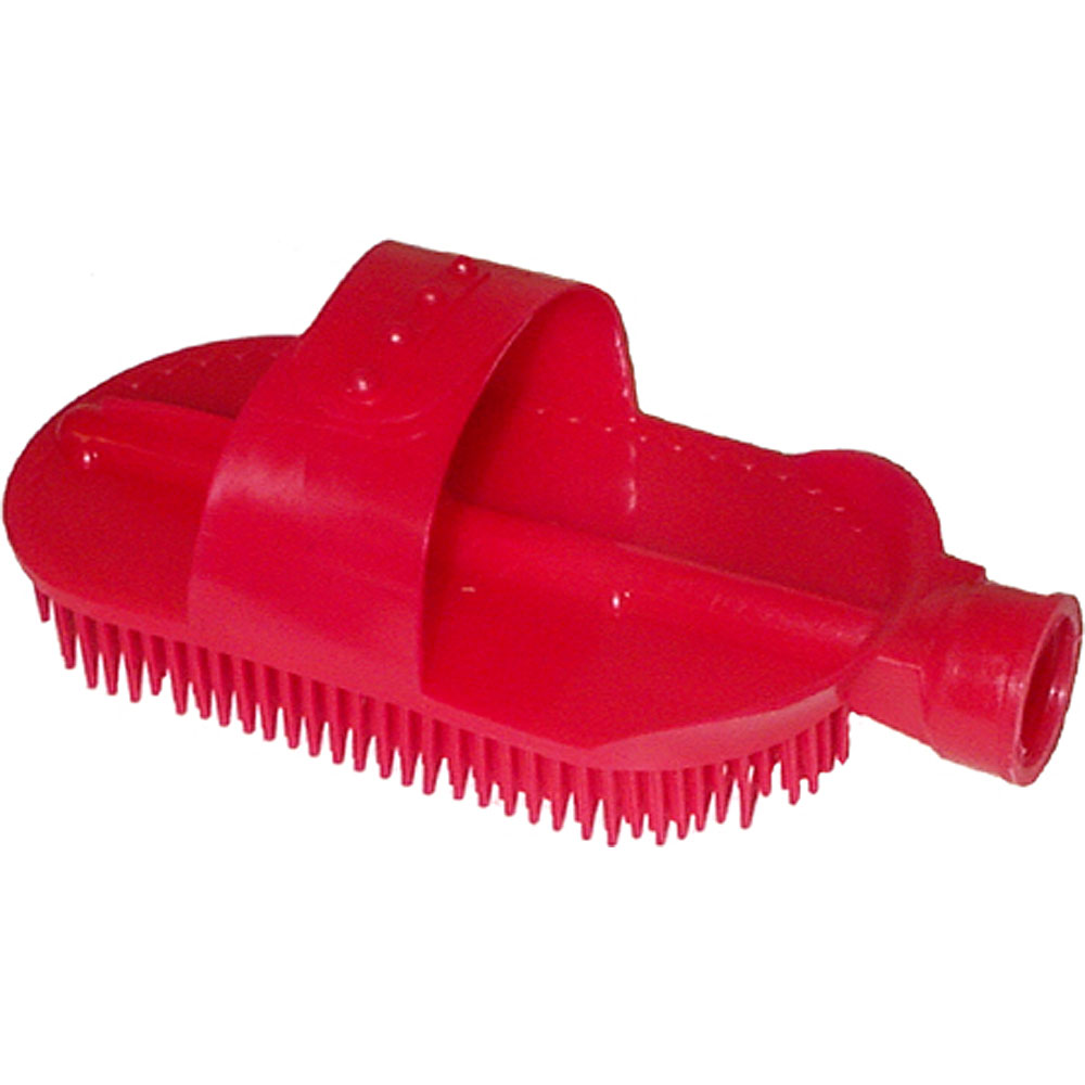 Almohaza Plástica Con Entrada Para Manguera Rojo