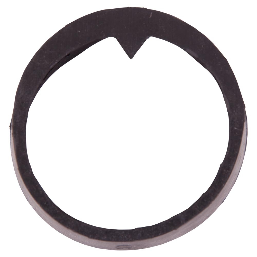 Media Campana de Hule con Hebilla Color Negro Talla L