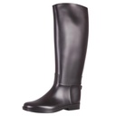 Bota de Hule Para Equitación Color Negro Con Forro de Tricote
