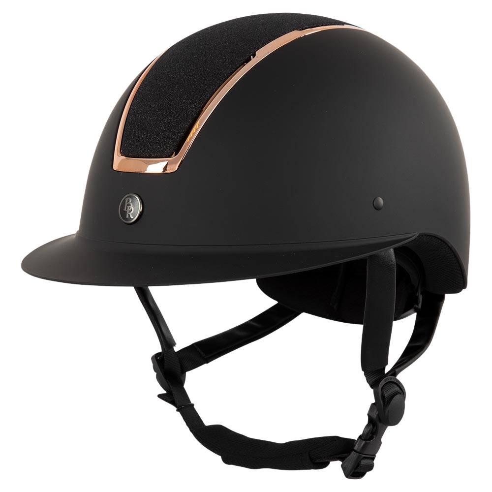Casco BR Omega Con Top Brillante y Marco Metálico