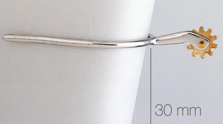 Espuela de Presión de 30 mm Con Ruleta