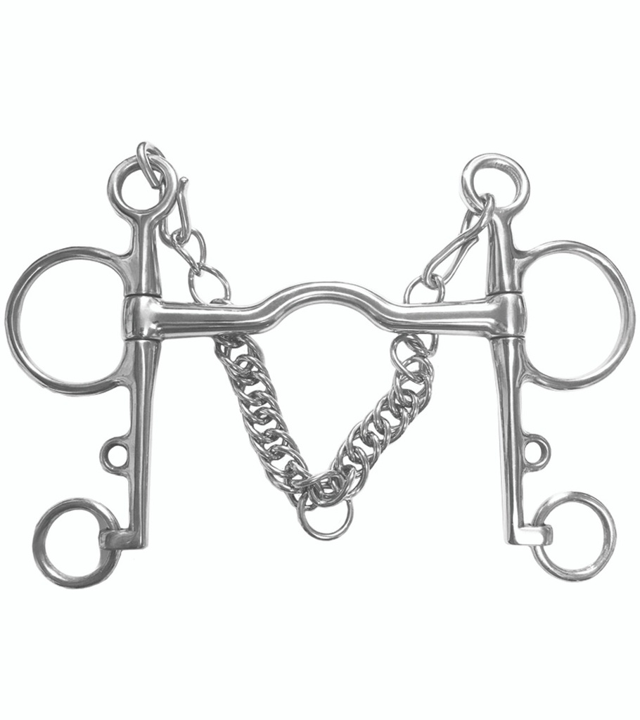 Freno Pelham Barra Con Arco Bajo Talla 5"