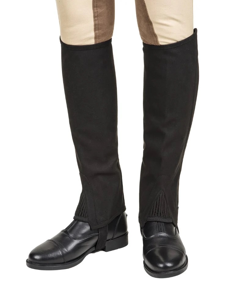 Polaina Lettia de Suede Para Adultos Color Negro