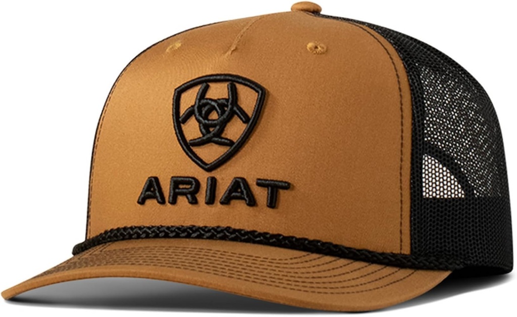 Gorra Ariat R112 Snap Back 3D Logo Bordado Color Tan