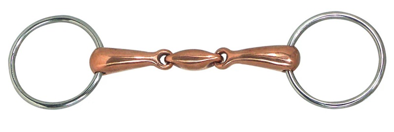Filete de Argollas Libres Doble Articulado de Cobre Talla 5"