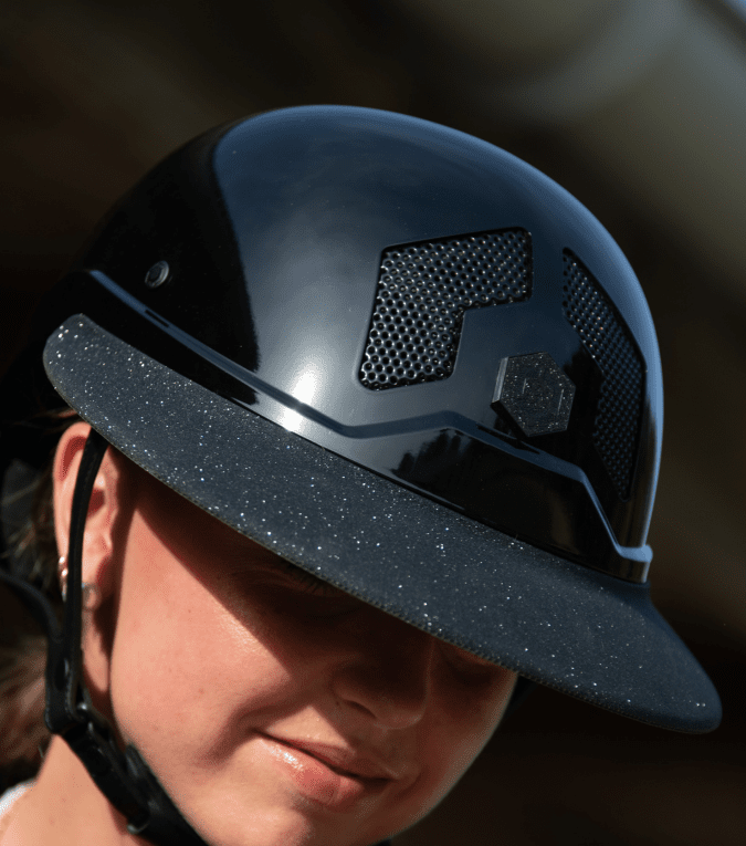 Visera Angel Para Casco Armet Glitter Black