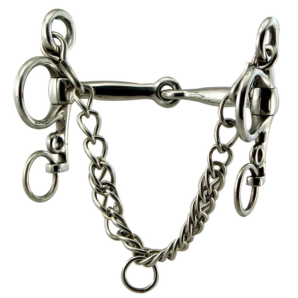 Freno Pelham Articulado Talla 5.5" con Patas de 4"