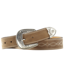 Cincho Ariat Diamond Ogee Con Adornos Plateados