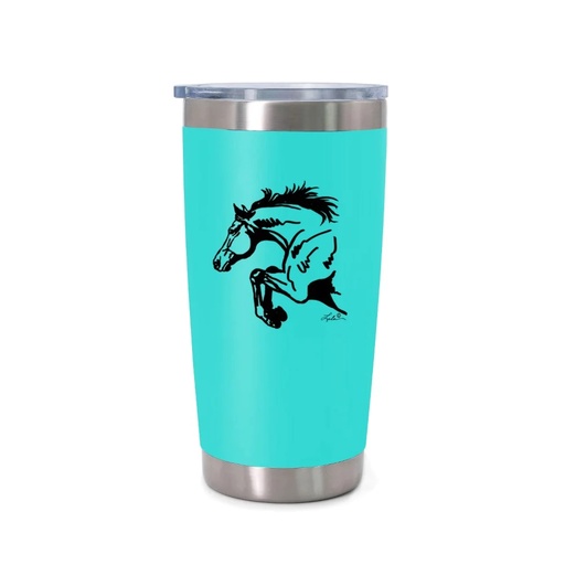 [63-060-TQ] Vaso de Acero Inoxidable Con Tapadera 20 oz.