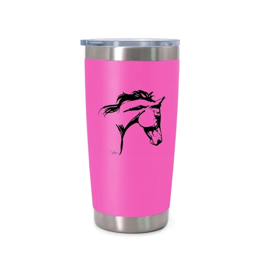 [63-062-PK] Vaso de Acero Inoxidable Con Tapadera 20 oz.