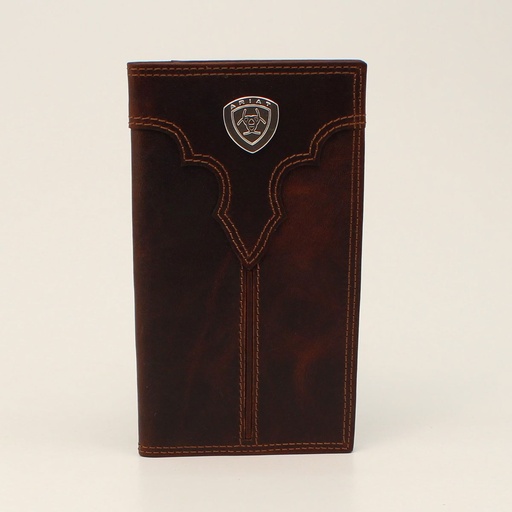 [A3550002] Billetera Ariat Rodeo Larga Color Café