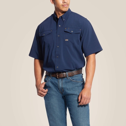 [10039325] Camisa Ariat Rebar VentTEK DuraStretch Manga Corta 