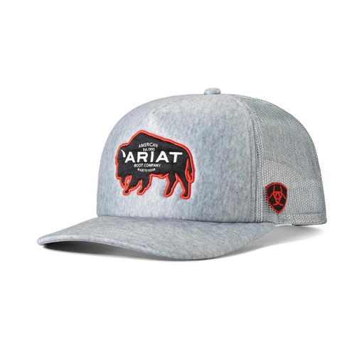 [A300087006] Gorra Ariat Bufalo Color Gris