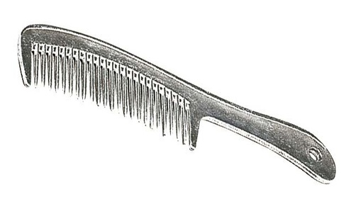 [21072090000] Peine de Aluminio Con Agarrador
