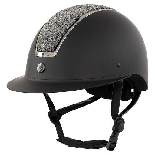 Casco BR Omega Glamourous Con Top Brillante y Marco Metálico