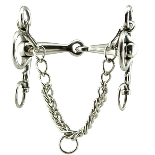 [211799] Pelham Articulado con Argollas Pequeñas Talla 5" Con Patas de 4"