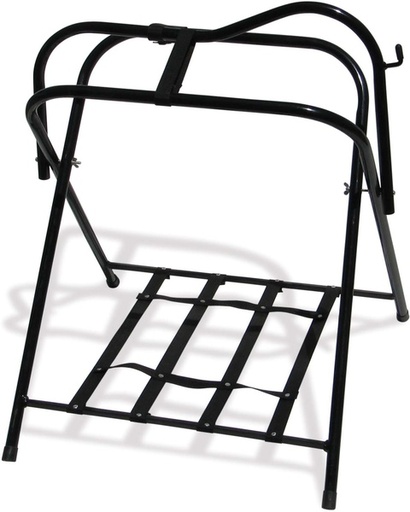 [22813000] Burro Plegable Para Colocar Monturas de Acero Color Negro