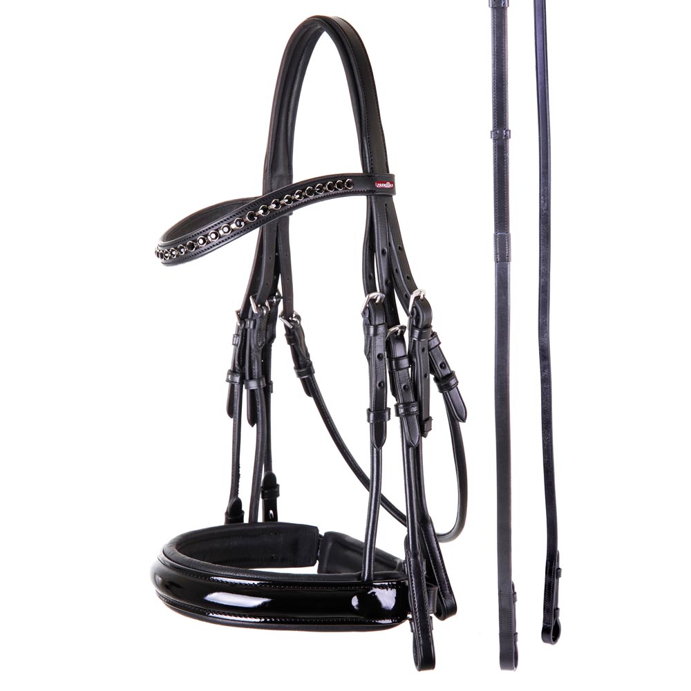 Cabezada de Alta Escuela Premiere Paris Color Negro