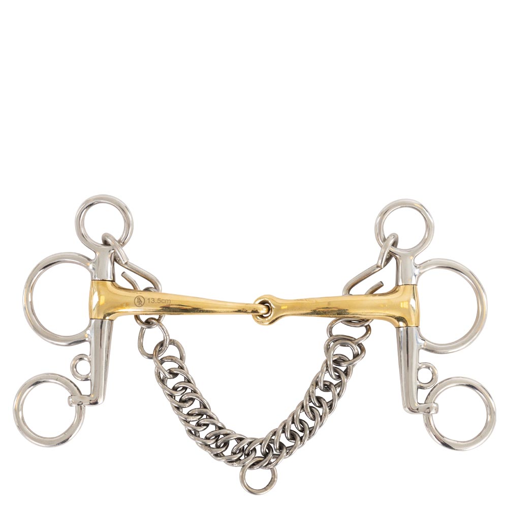 Pelham BR Baby Soft Contact Articulado de 14 mm