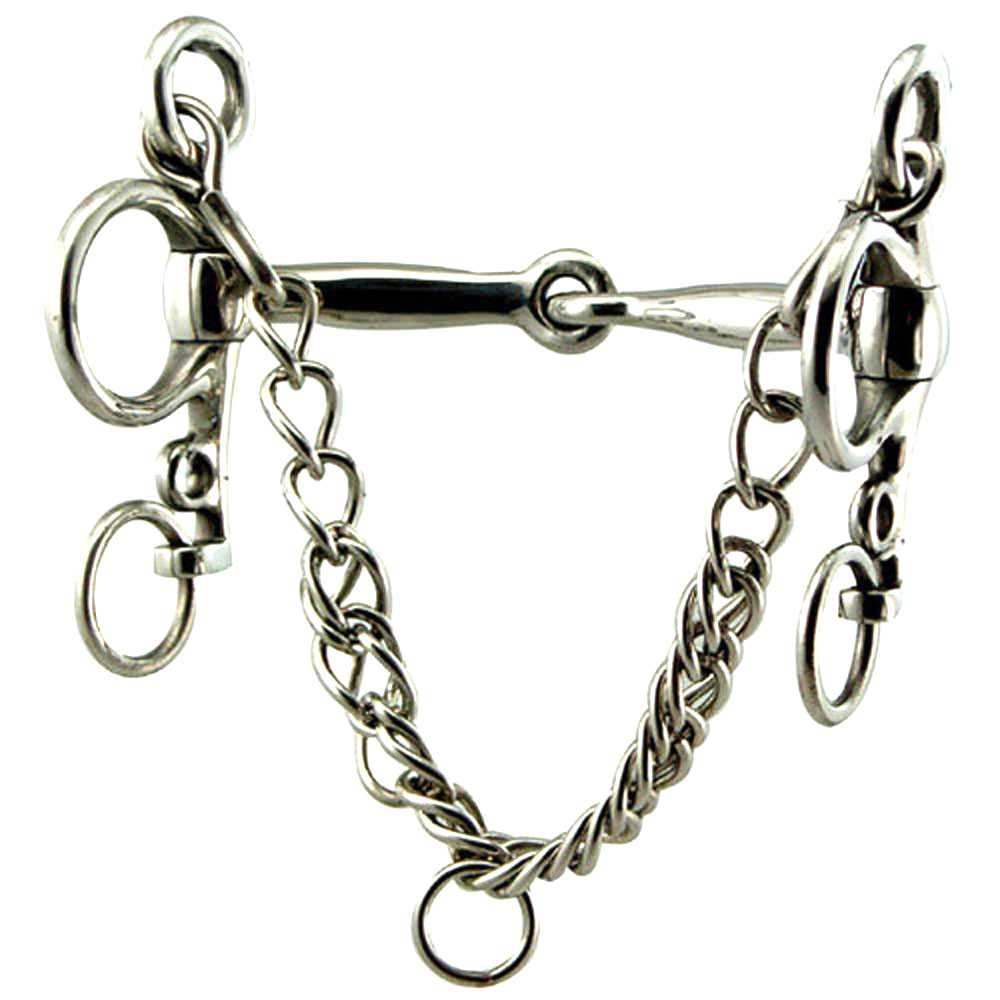 Freno Pelham Tom Thumb Talla 5" Con Patas de 4"