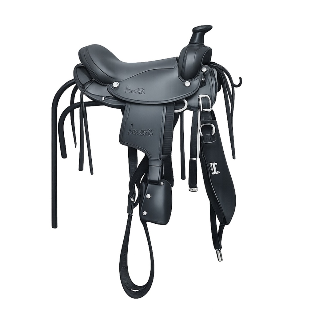 Montura Mesacé Para Niños Western Impermeable Con Pechera y Cincha