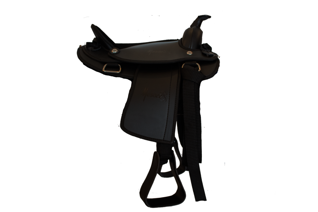 Montura Mesacé Para Niños Western Impermeable Con Pechera y Cincha