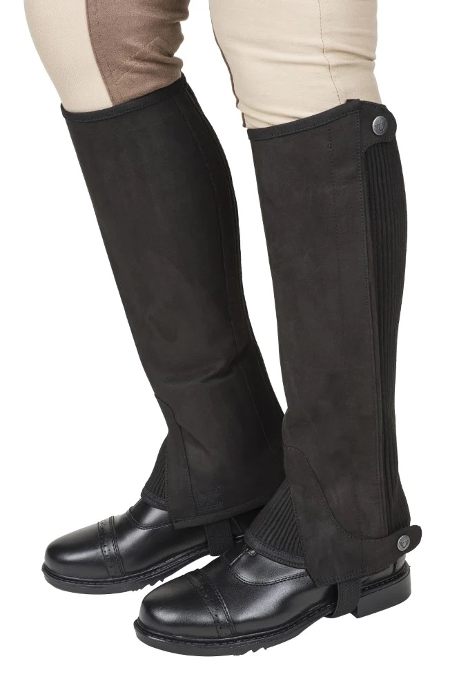 Polaina Tuffrider Saratoga Para Adultos Color Negro