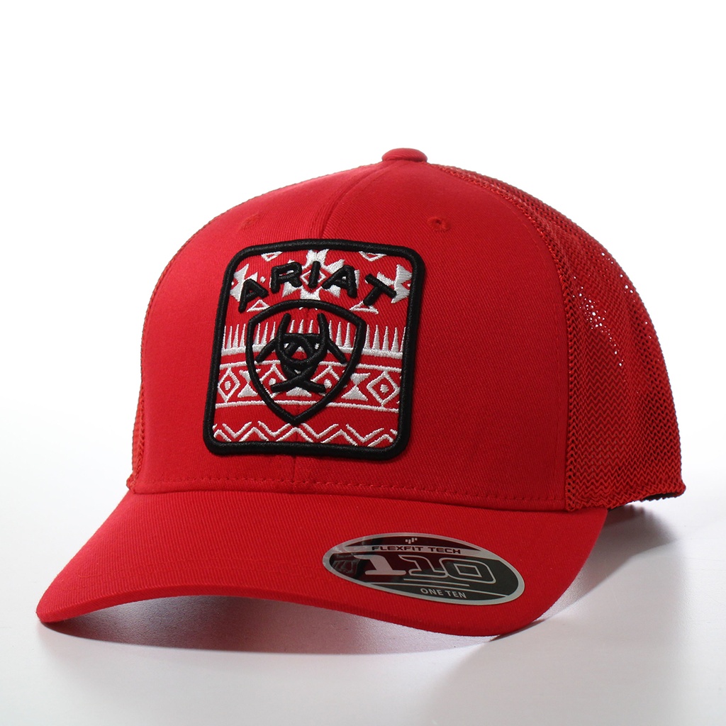 Gorra Ariat Flex Fit 110 Snap Back Southwest Color Rojo