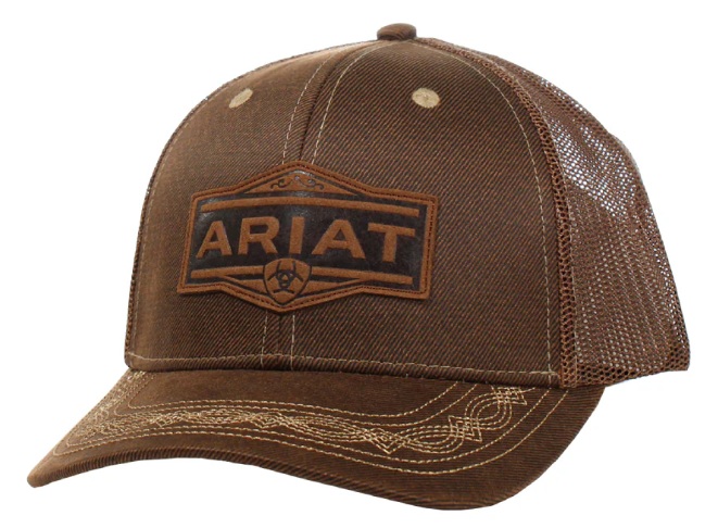 Gorra Ariat Vintage Loco Color Café