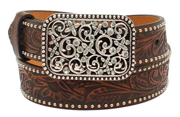 Cincho Ariat Para Dama Fashion Color Café