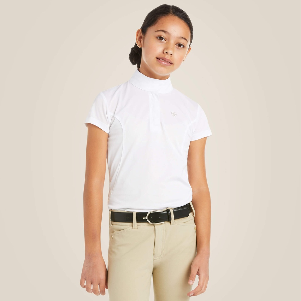 Blusa Ariat Aptos Para Niñas Color Blanco