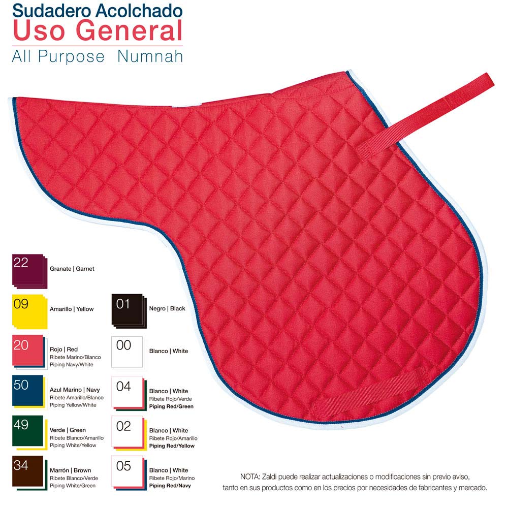 Mantillón Acolchado Con Forma de Montura