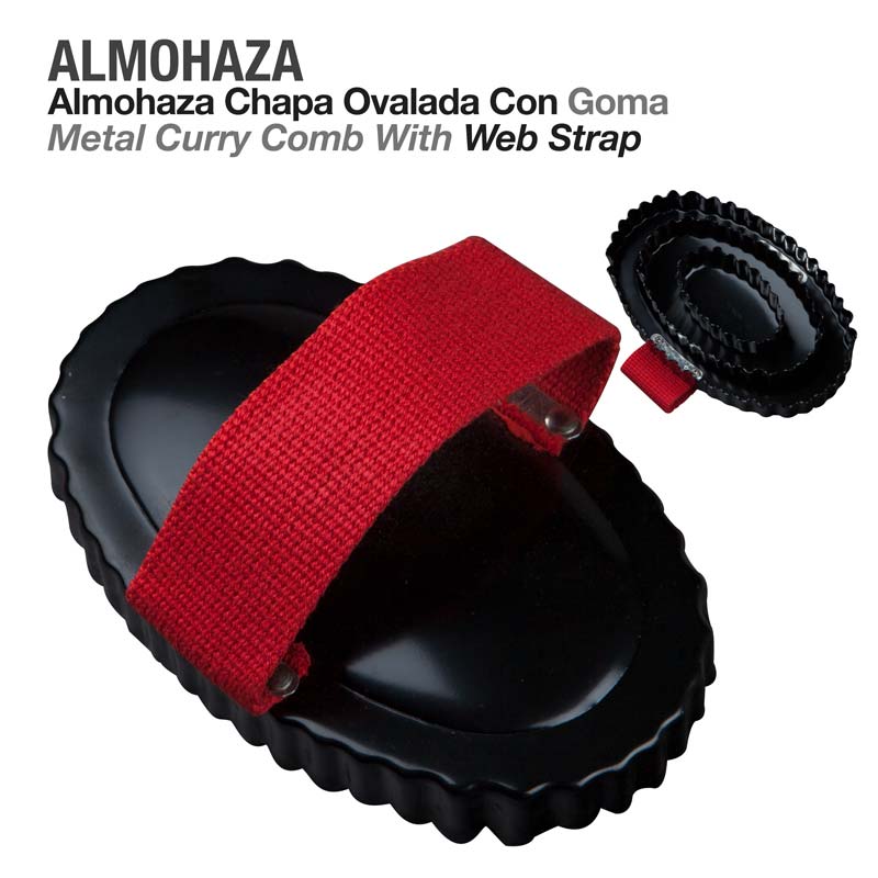 Almohaza Metálica con Agarrador de Tela 