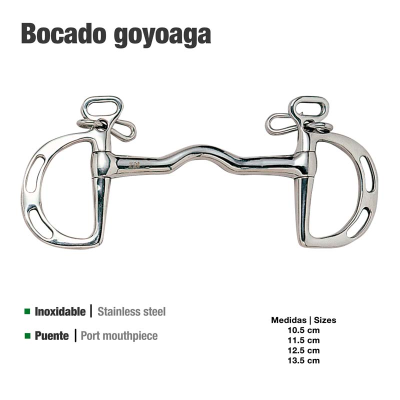 Freno Media Luna Barra con Arco Talla 13.5 cm