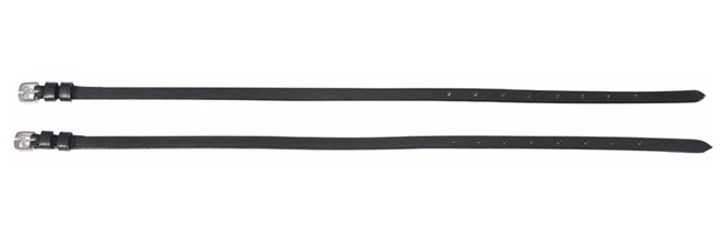 Cincho Para Acicate de Cuero Henri De Rivel Color Negro de 16"