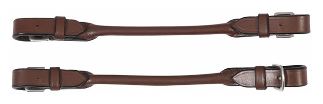 Puente de Cuero Para Bocado Henri De Rivel Color Australian Nut