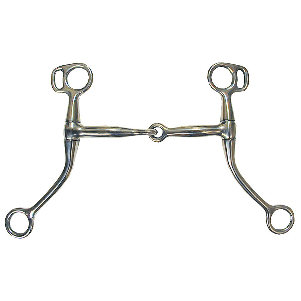 Bocado de Entrenamiento de Hierro Maleable Con Patas de 6 1/2" Talla 5"