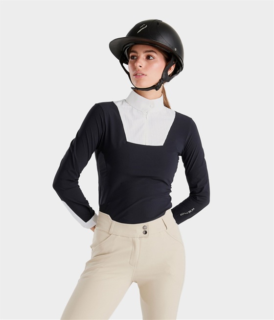 Blusa Horse Pilot Aeris Manga Larga Para Dama