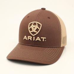 Gorra Ariat Para Hombre Shield Color Brown