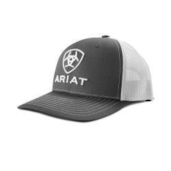 Gorra Ariat Para Niño Snap Back Logo Bordado Color Gris