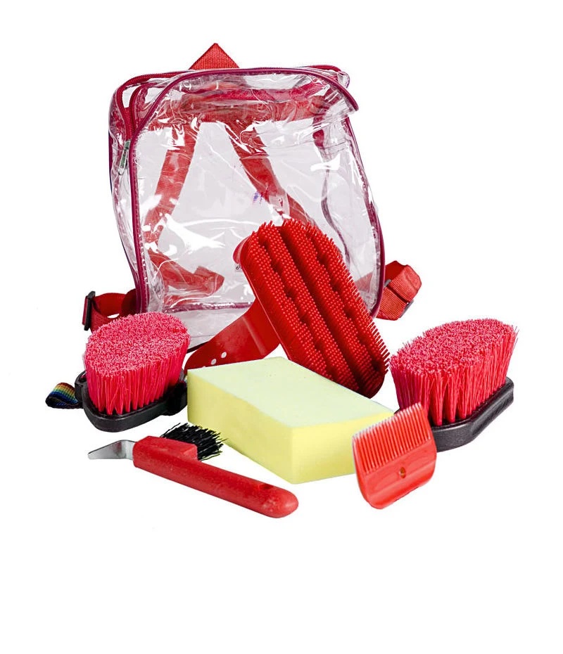Mochila Con Kit Para Limpieza Soft Grip Horze 