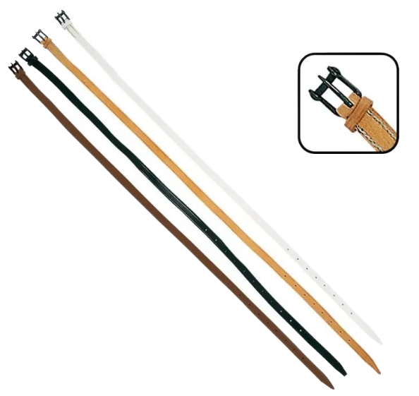 Correa Espuela Vaquera Cuero Castecus Negro