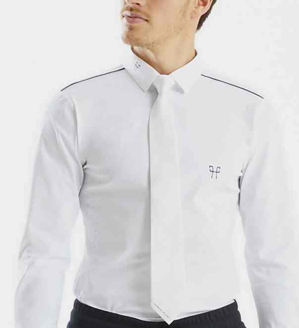 Corbata Horse Pilot Blanca