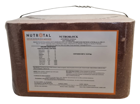 Nutroblock 10 Kilos