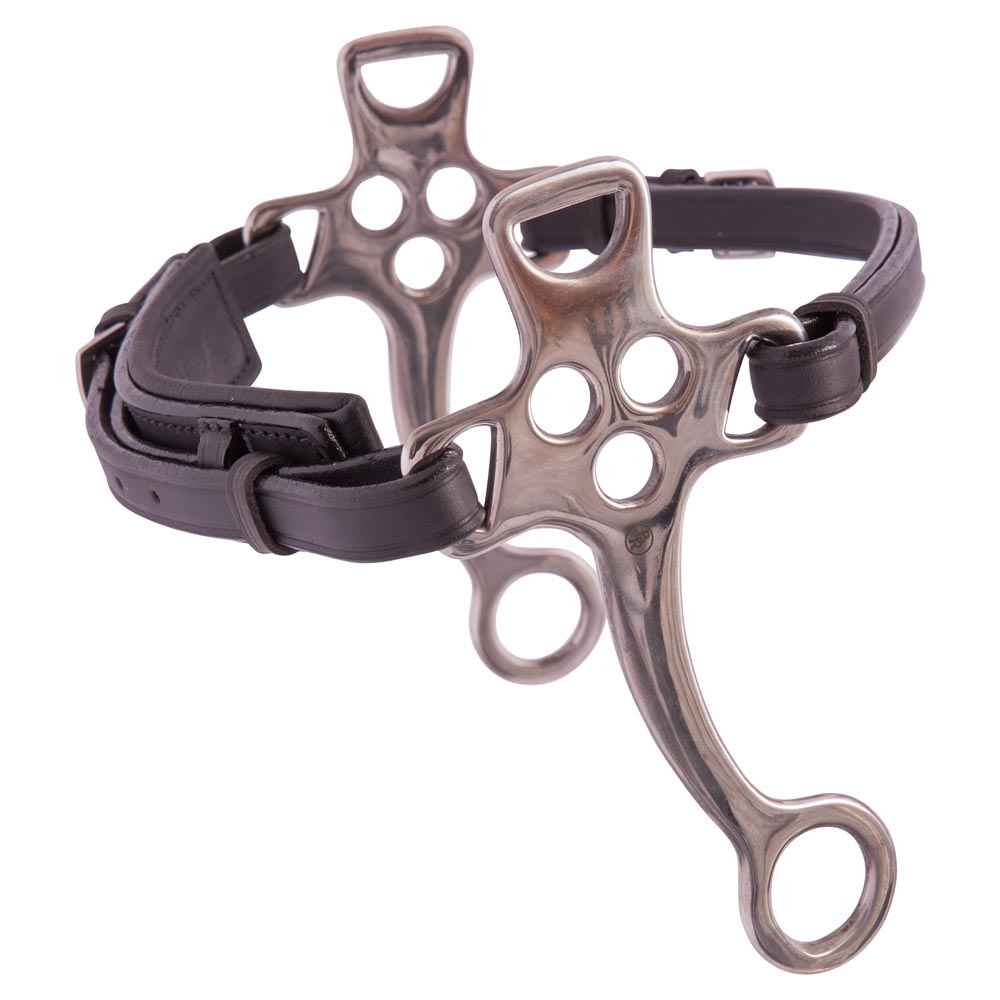 Jaquima BR Con Bozal de Cuero Patas Cortas