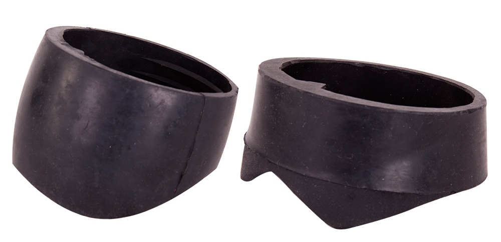 Media Campana de Hule Color Negro