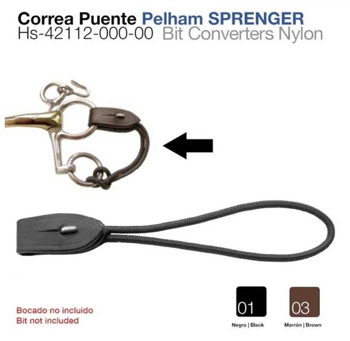 [21027600003] Puente Para Bocado Sprenger Color Marrón