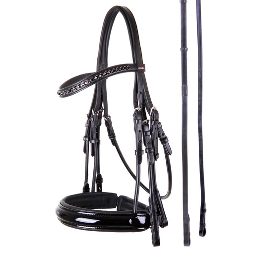 Cabezada de Alta Escuela Premiere Paris Color Negro