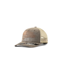 [A300081802] Gorra Ariat Semi Curved Color Distressed Brown Talla Youth